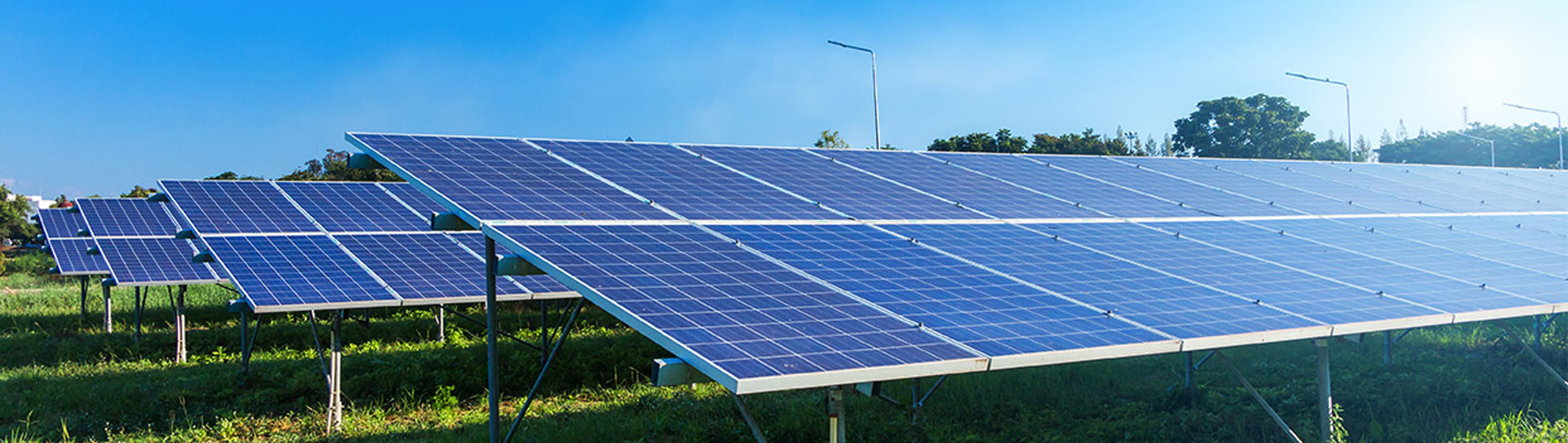 Solarflächen im Freien