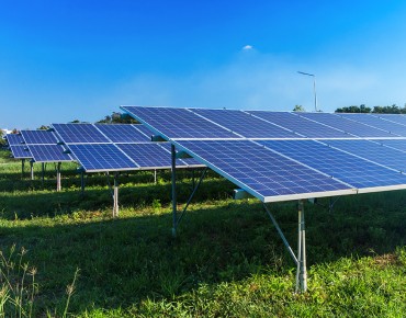 Solarflächen im Freien