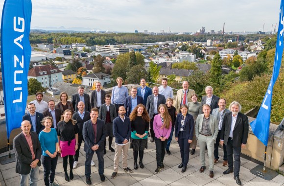 Das Projektteam HEATROCK beim Kick-off-Event am Pfenningberg.