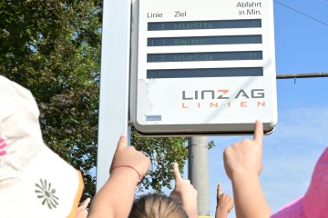 LILI Rallye 2024 Haltestelle WIFI/LINZ AG