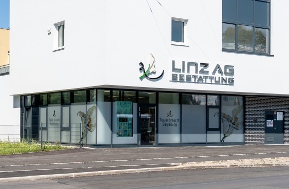 Das neue Aufnahmebüro der LINZ AG BESTATTUNG in Kleinmünchen.